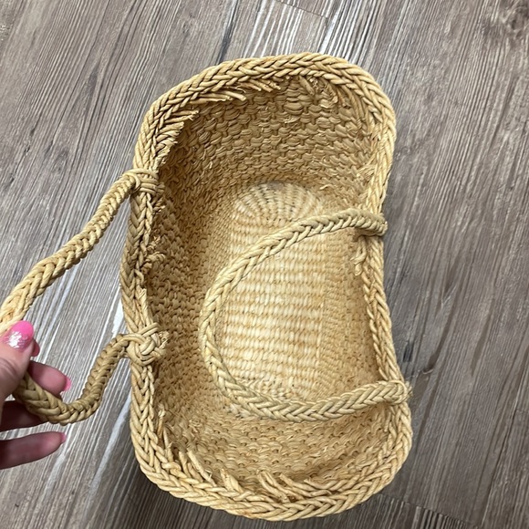 Handwoven Straw Shopper Bag - Picture 4 of 7